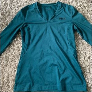 Fila Dark Teal Athletic Shirt